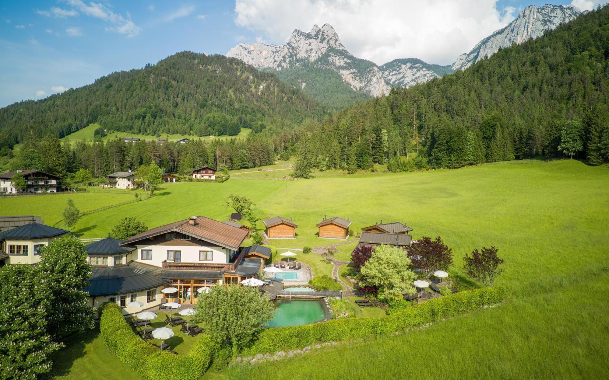 Hotel Vitaloase Zu Den Drei Bruedern Unken Esterno foto